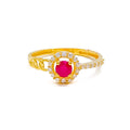 glowing-lovely-22k-gold-cz-ring