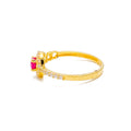 glowing-lovely-22k-gold-cz-ring