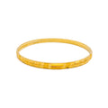 Delicate Classic Chic 22k Gold Bangle Pair 