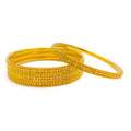 Elegant Dressy Traditional 22k Gold Bangles 