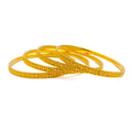 Elegant Dressy Traditional 22k Gold Bangles 