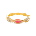 Priceless Evergreen 22k Gold Vibrant Bangle 