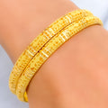 sparkling-alternating-striped-22k-gold-bangle-pair