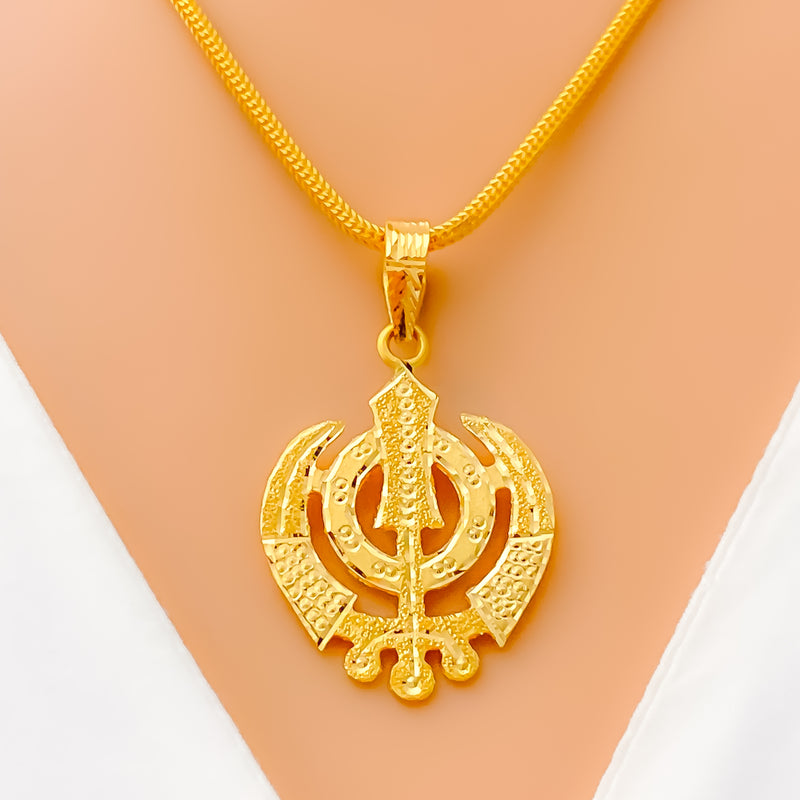 lavish-fine-22k-gold-khanda-pendant