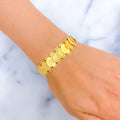 Extravagant Dressy 22k Gold Coin Bracelet 