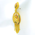 Traditional Vibrant Chand Bali 22k Gold Earrings 