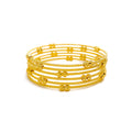 edgy-lustrous-22k-gold-bangle-pair