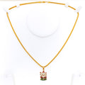 elegant-enamel-22k-gold-pendant