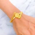 decadent-stylish-21k-gold-bangle-bracelet