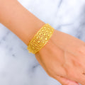 fashionable-mesh-21k-gold-bangle-bracelet