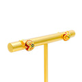 graceful-enamel-22k-gold-earrings