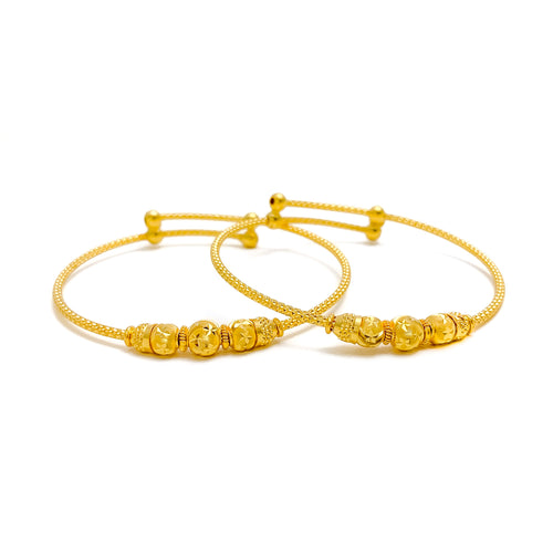 
lovely-high-finish-22k-gold-adjustable-baby-bangle-pair
