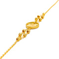 Radiant Circular 21k Gold Bracelet
