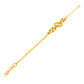 Radiant Circular 21k Gold Bracelet