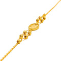 Refined Oval 21k Gold Bracelet