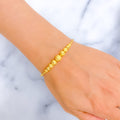 Charming Dressy 22k Gold Bangle Bracelet 