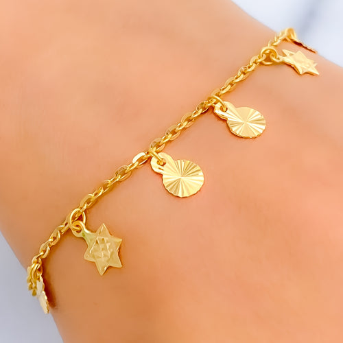 plush-charming-22k-gold-charm-bracelet