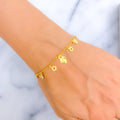lovely-shimmering-22k-gold-charm-bracelet