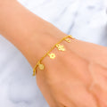 lovely-shimmering-22k-gold-charm-bracelet