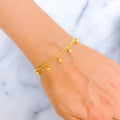 dainty-elegant-22k-gold-charm-bracelet