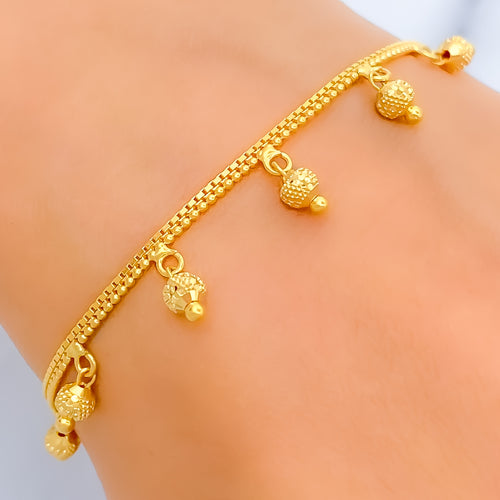 dainty-elegant-22k-gold-charm-bracelet