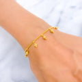 dainty-elegant-22k-gold-charm-bracelet