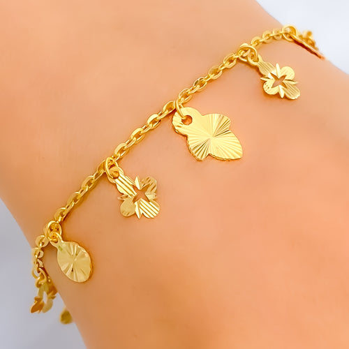 trendy-stately-22k-gold-charm-bracelet
