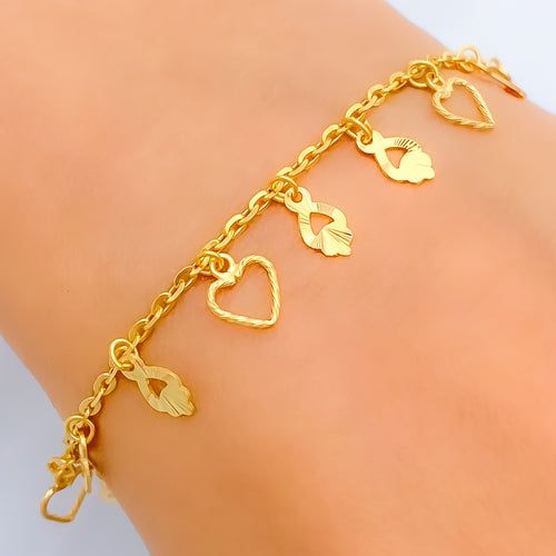 everyday-sleek-22k-gold-charm-bracelet