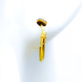 sophisticated-upscale-22k-gold-baby-hoop-earrings