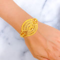 Gorgeous Glistening 22k Gold Statement Bracelet