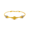 jazzy-two-tone-22k-gold-bangle-bracelet