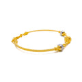 jazzy-two-tone-22k-gold-bangle-bracelet