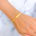 Imperial Radiant 21k Gold Bangle Bracelet 