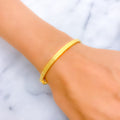 Imperial Radiant 21k Gold Bangle Bracelet 