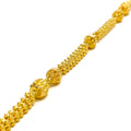 Refined Glamorous 22k Gold Beaded Bracelet 