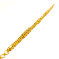 Opulent Glowing 22k Gold Bold Bracelet 