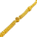 Impressive Sleek 22k Gold Beaded Bracelet 