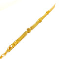 Impressive Sleek 22k Gold Beaded Bracelet 