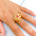 palatial-dazzling-22k-gold-cz-statement-ring