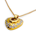 High Finish Diamond + 18k Gold Pendant