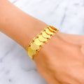 refined-glamorous-21k-gold-coin-bracelet
