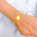 elegant-sparkling-21k-gold-coin-bracelet