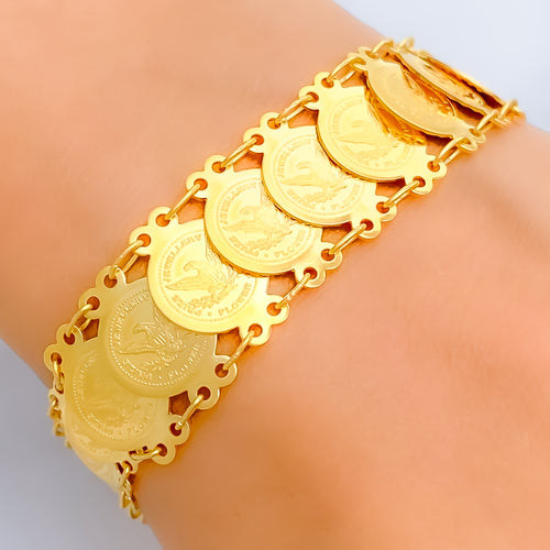 opulent-beautiful-21k-gold-coin-bracelet