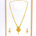 Exclusive Bead Motif 22k Gold Necklace Set