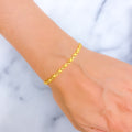 Vibrant Charming 22k Gold Bracelet