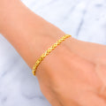 Vibrant Charming 22k Gold Bracelet