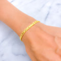 Chic Radiant 22k Gold Bracelet