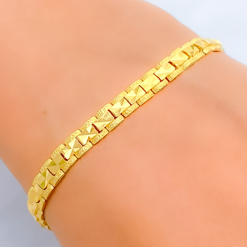 Exquisite Charming 22k Gold Bracelet