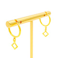 artistic-dangling-22k-gold-hoop-earrings