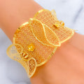 Stylish Grandiose 21K Gold Mesh Bangle Bracelet